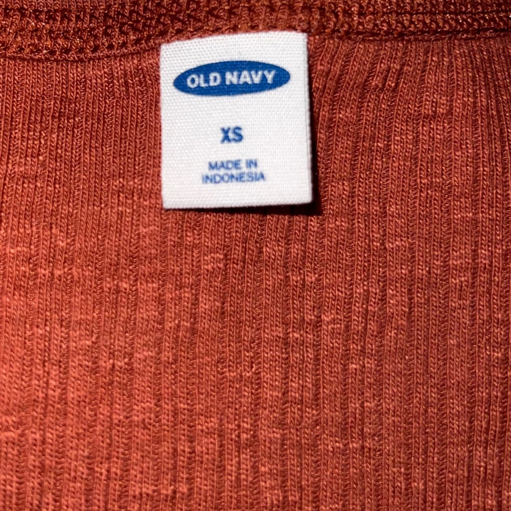 Copper Moon Ribbed Tank with Lace Up Neck Detail Old Navy Women’s Size XS - Picture 3 of 6
